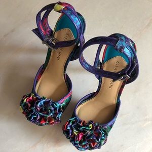 Gianni Bini Multi Color Heels Platforms